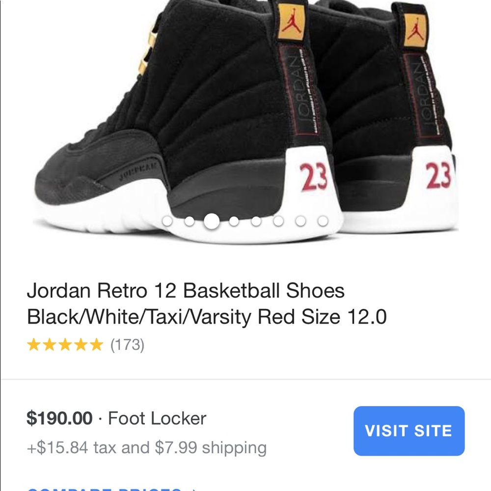 Jordan retro 12 TAXI